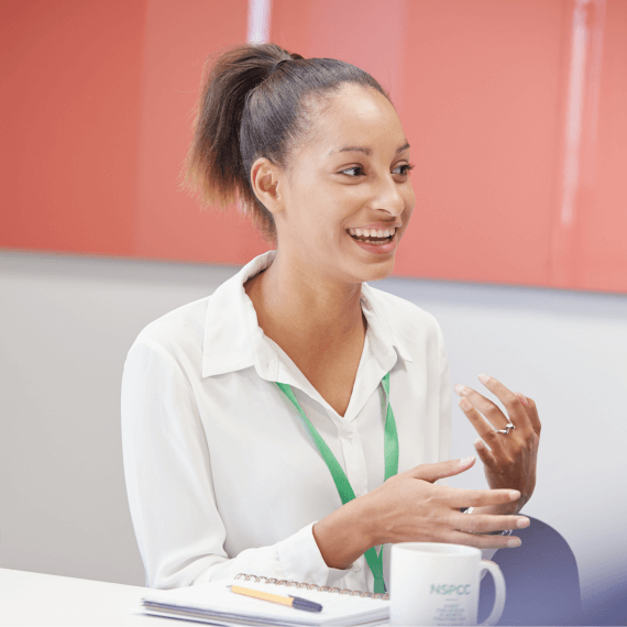 woman in office