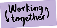 working together