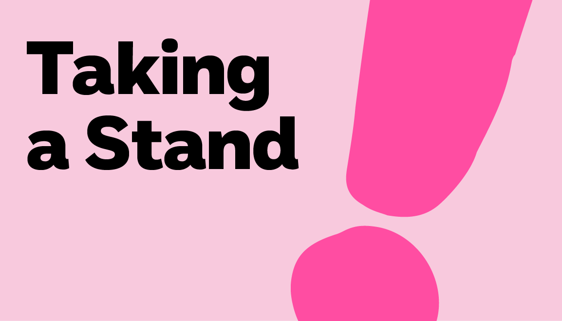 taking a stand