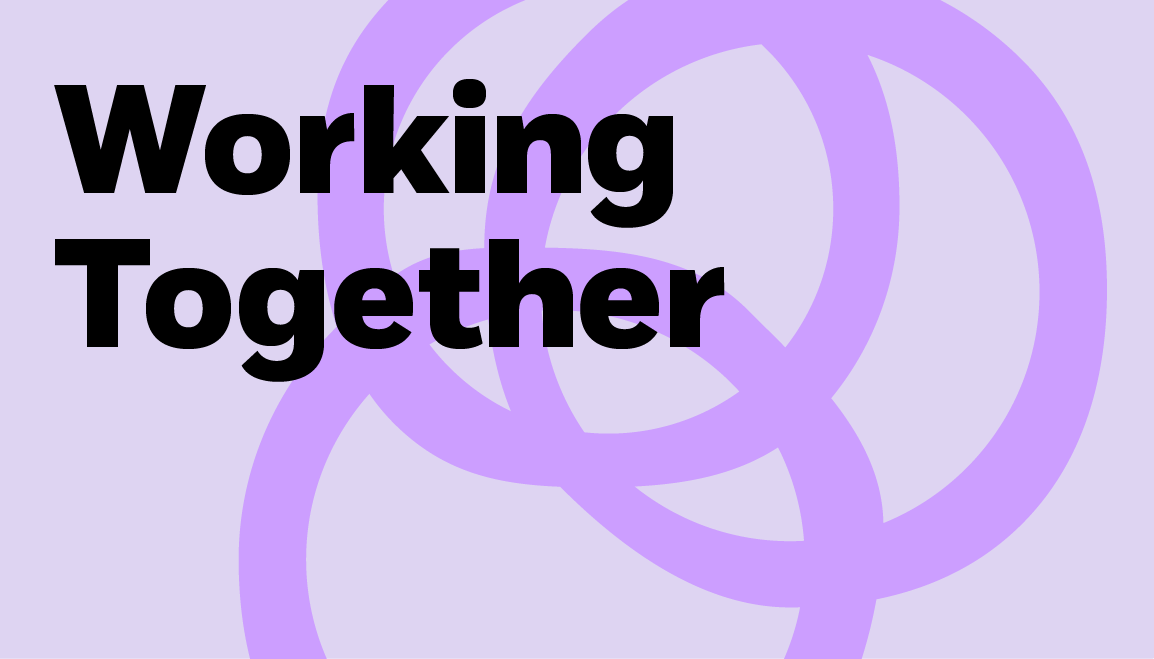 working together
