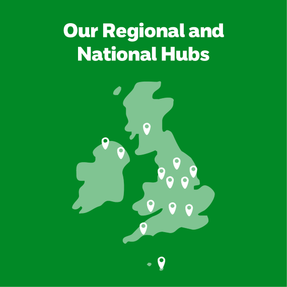 map of hubs